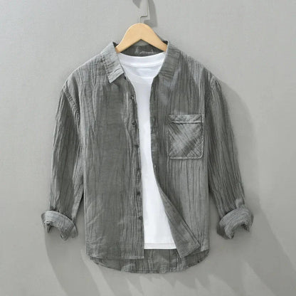 Luca | Tailored Long Sleeve Button-Up Shirt