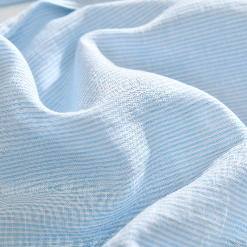 Leo | Textured Long Sleeve Button-Up Shirt with Chest Pocket