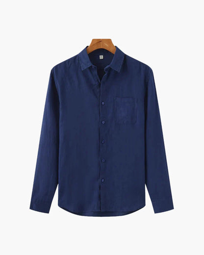 Luca | Tailored Long Sleeve Button-Up Shirt with Pocket