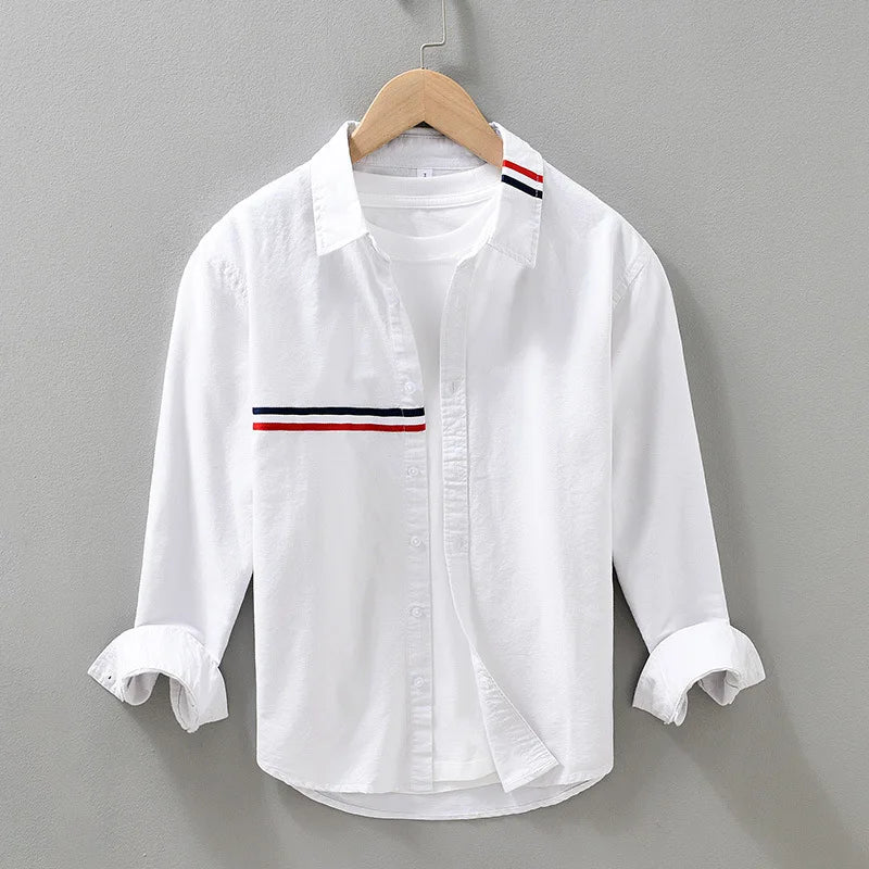 Luca | Tailored Long Sleeve Stripe Shirt