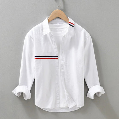 Luca | Tailored Long Sleeve Stripe Shirt