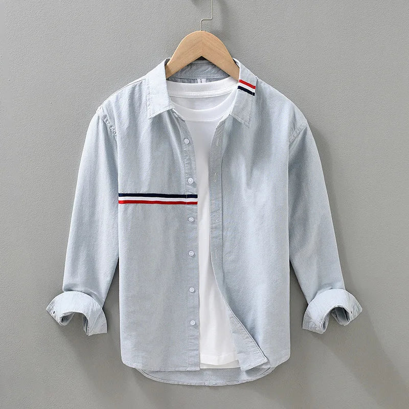 Luca | Tailored Long Sleeve Stripe Shirt