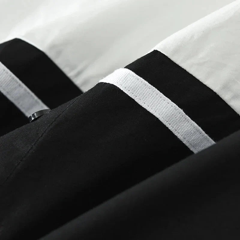 Luca | Two-Tone Panel Button-Up Shirt