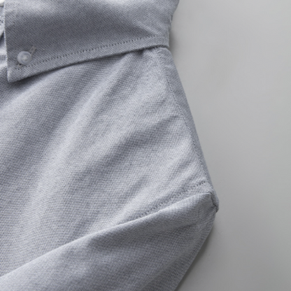 Luca | Striped Long Sleeve Zip-Up Shirt