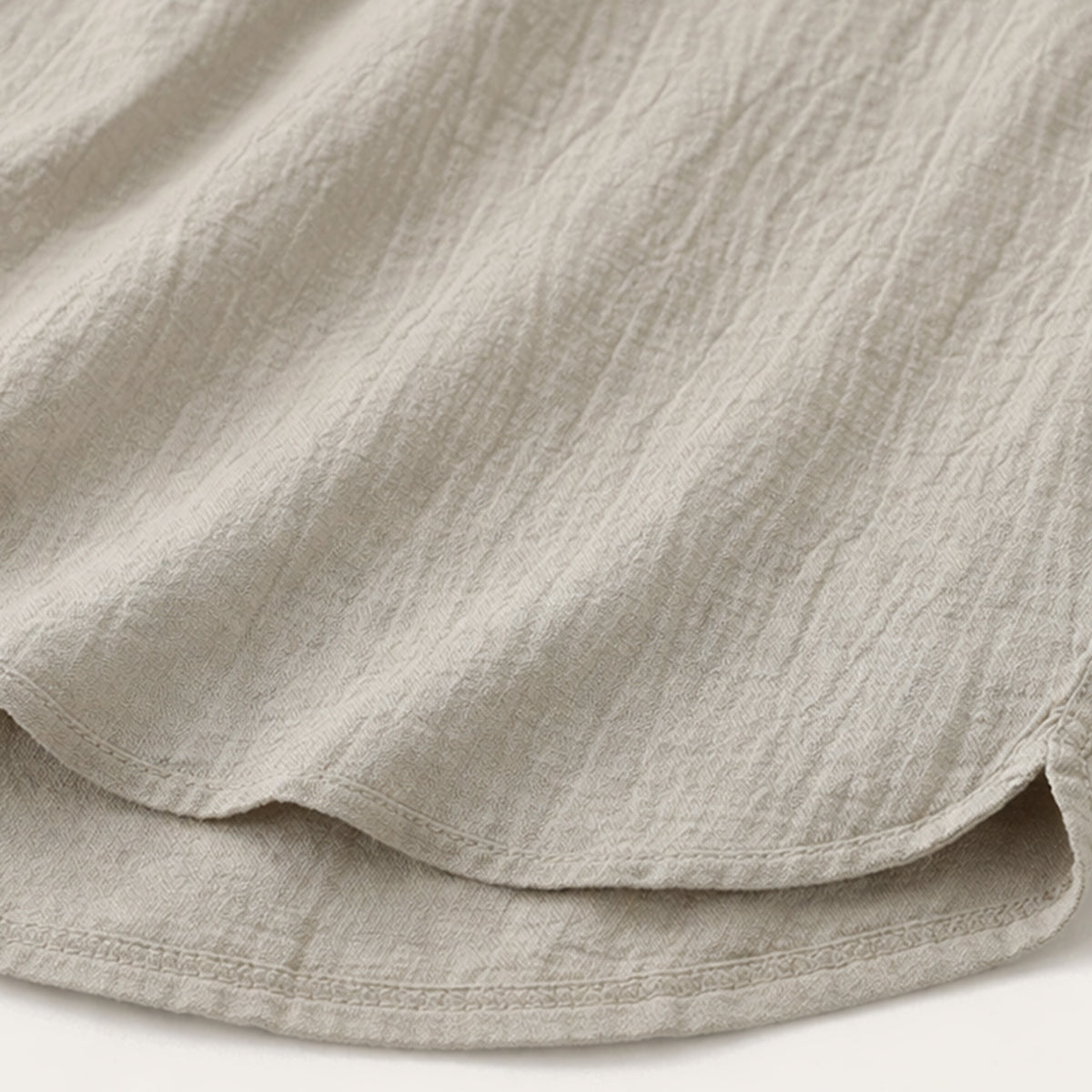 Luca | Mandarin Collar Short Sleeve Shirt with Pocket