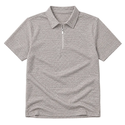 Luca | Marled Half-Zip Polo Shirt