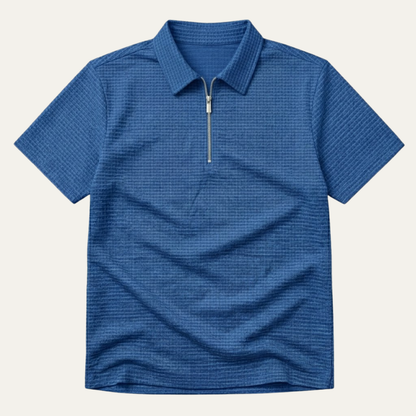 Luca | Marled Half-Zip Polo Shirt