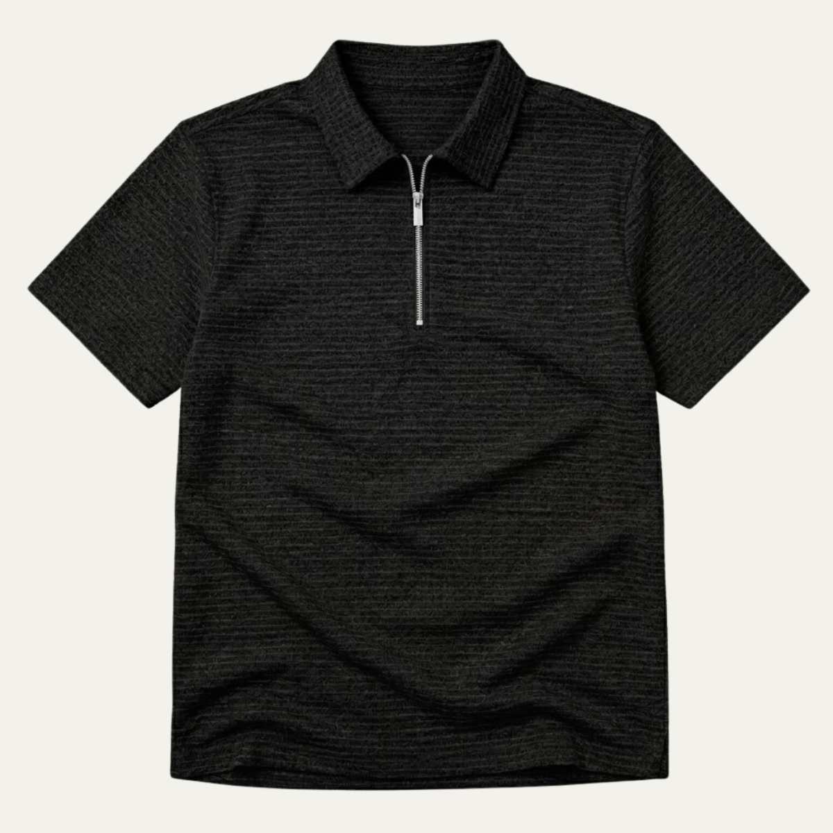 Luca | Marled Half-Zip Polo Shirt