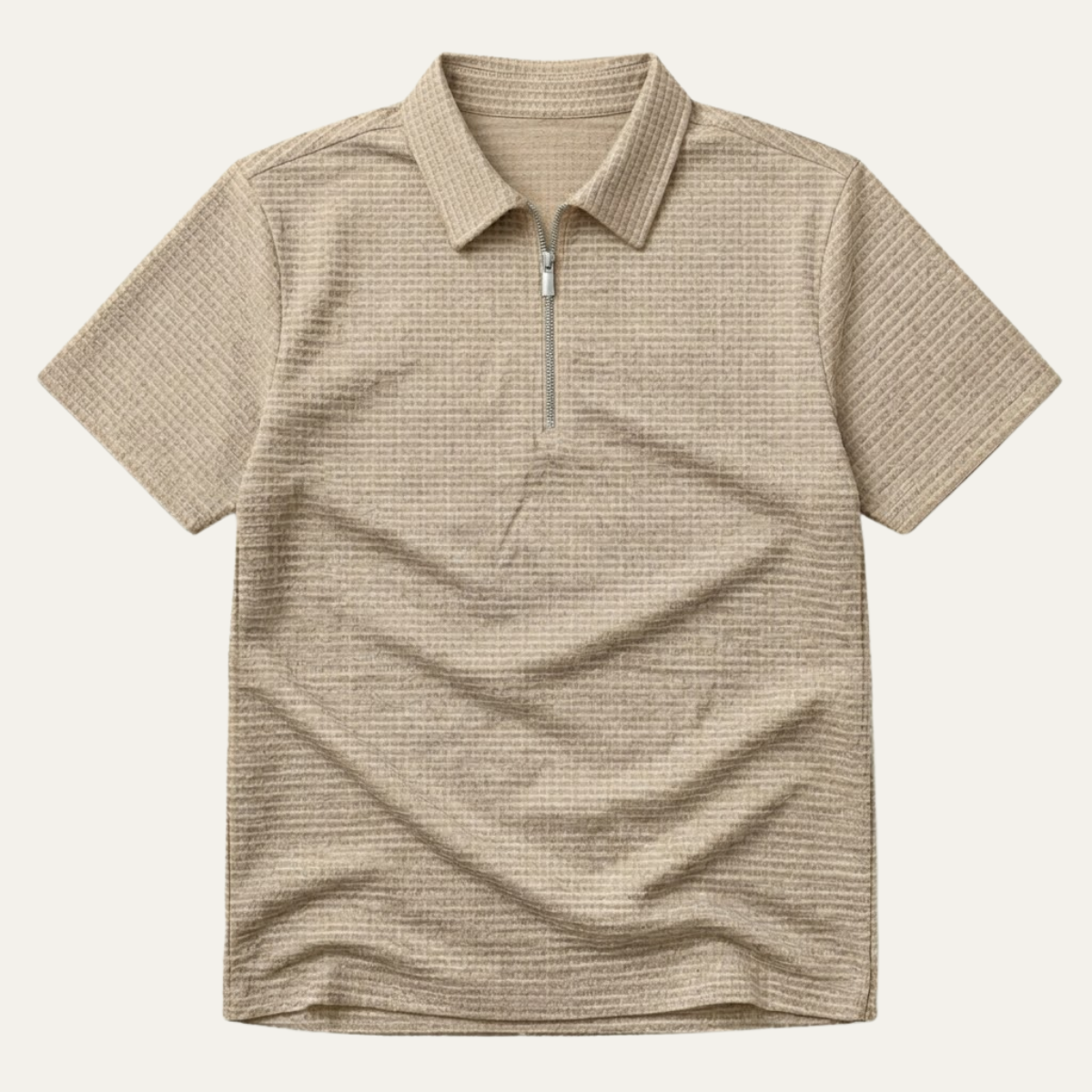 Luca | Marled Half-Zip Polo Shirt