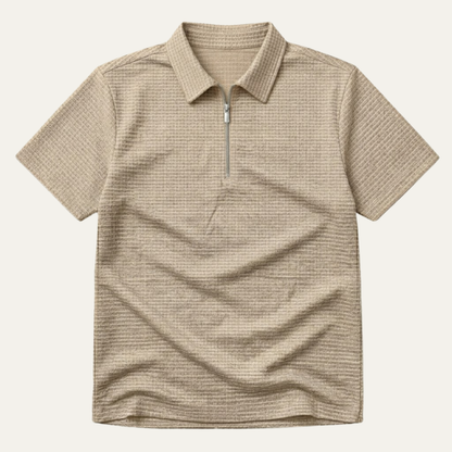 Luca | Marled Half-Zip Polo Shirt