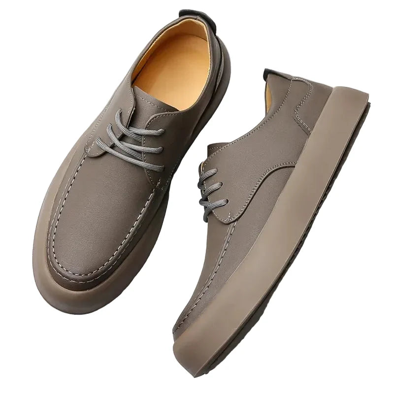 Jasper | Premium Moc-Toe Lace-Up Sneakers