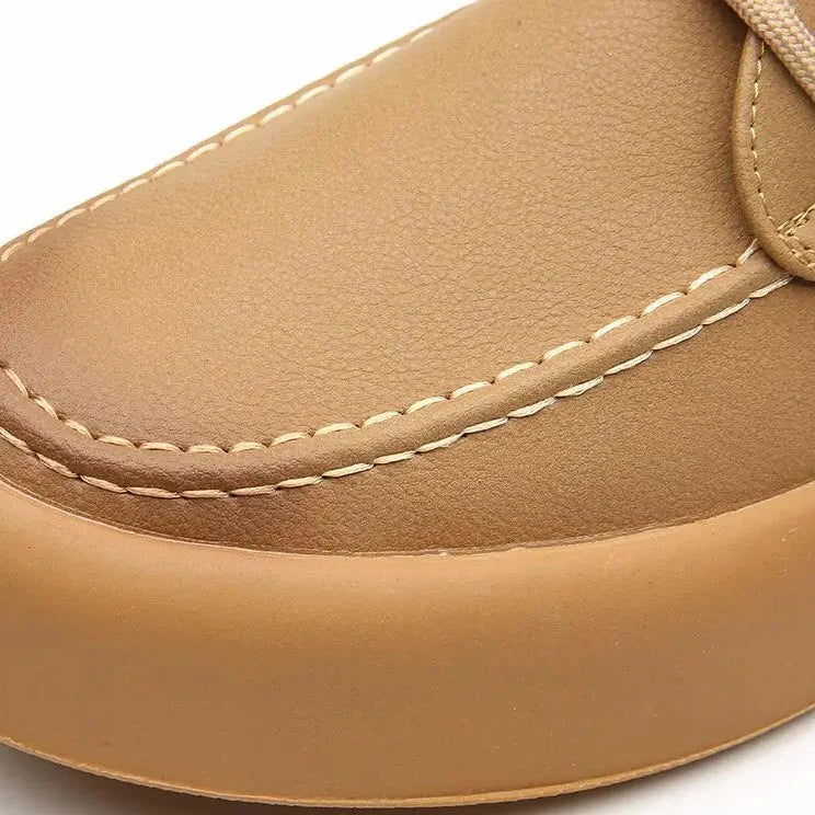 Jasper | Premium Moc-Toe Lace-Up Sneakers
