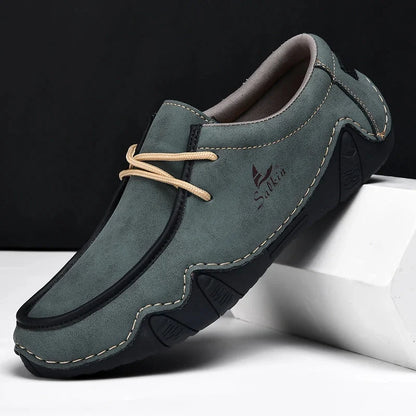 Luca | Luxe Moc-Toe Lace-Up Sneakers