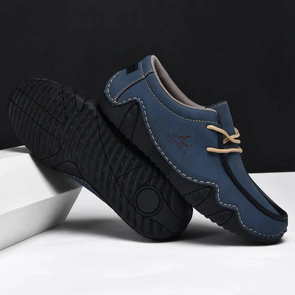 Luca | Luxe Moc-Toe Lace-Up Sneakers