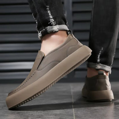 Luca | Sleek Moc-Toe Slip-On Sneakers