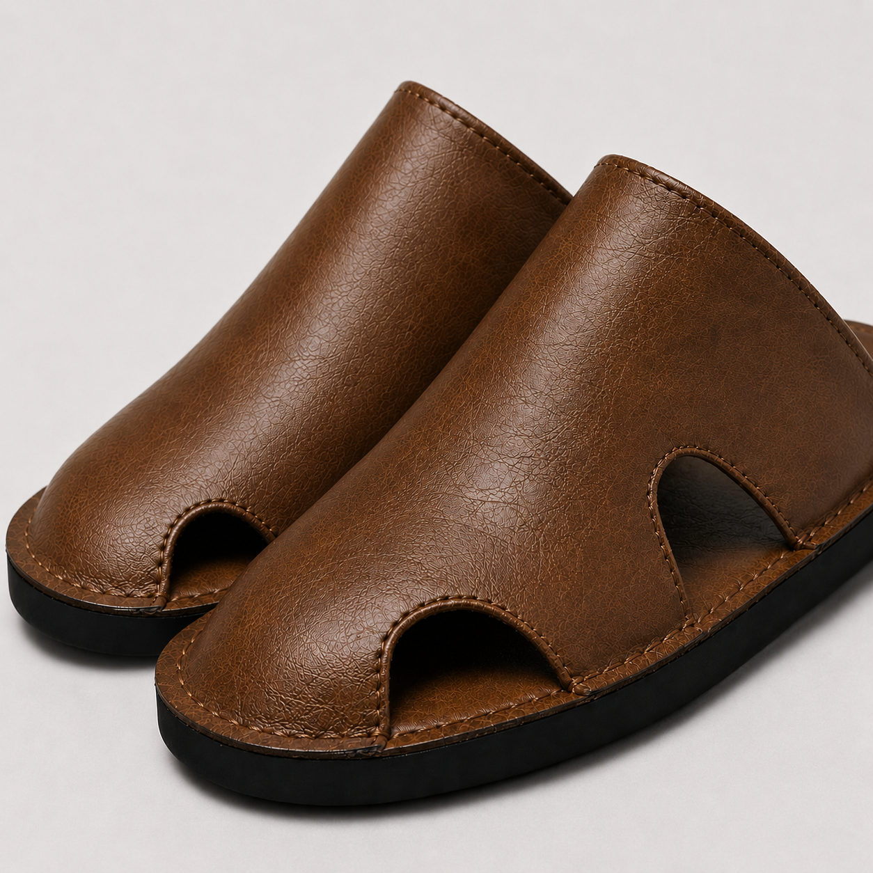 Luca | Open-Side Cut Slide Sandals