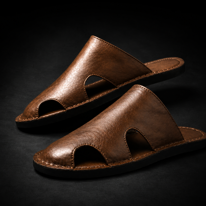 Luca | Open-Side Cut Slide Sandals