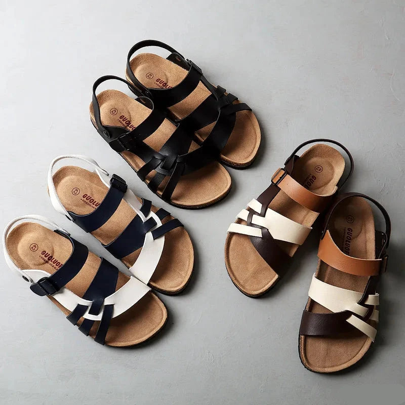 Luca | Chic Multi-Strap Open-Toe Sandals