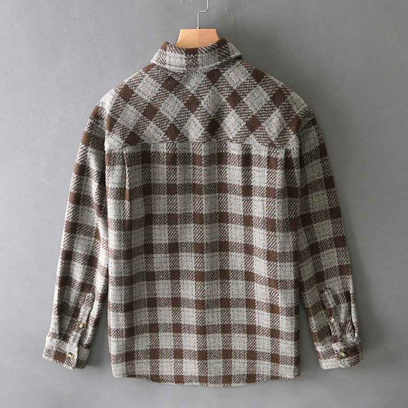 Luca | Tailored Plaid Button-Up Shirt