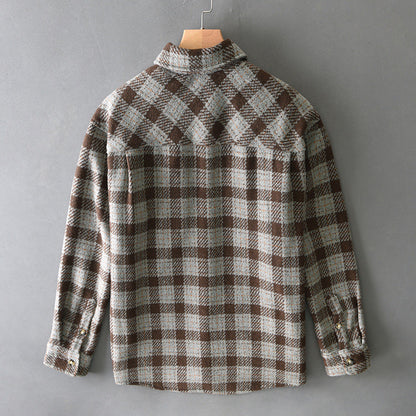 Luca | Tailored Plaid Button-Up Shirt
