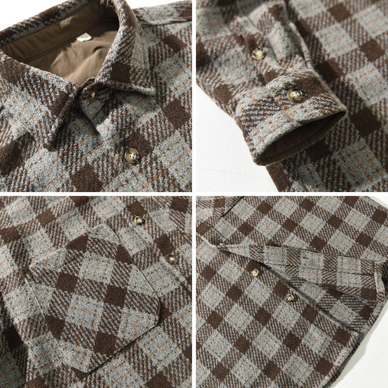 Luca | Tailored Plaid Button-Up Shirt