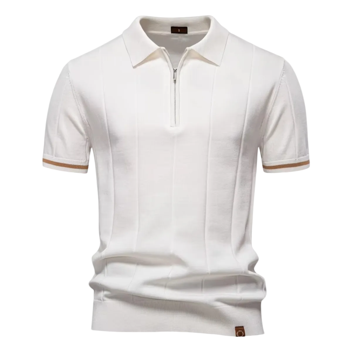 Luca | Luxe Quarter-Zip Knit Polo Shirt
