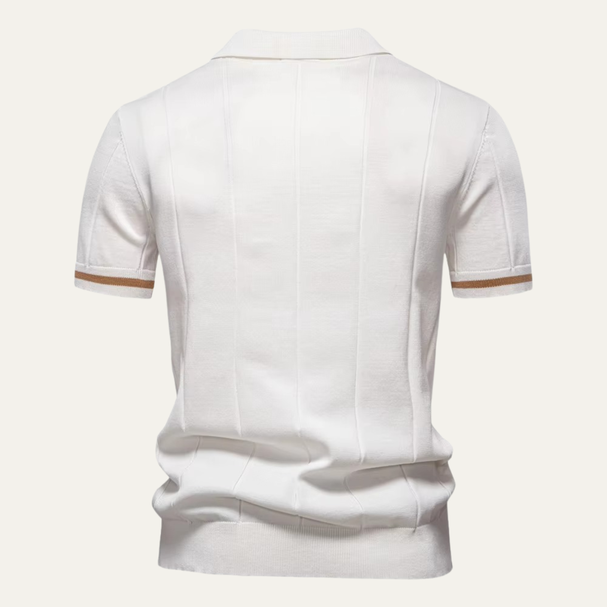 Luca | Luxe Quarter-Zip Knit Polo Shirt
