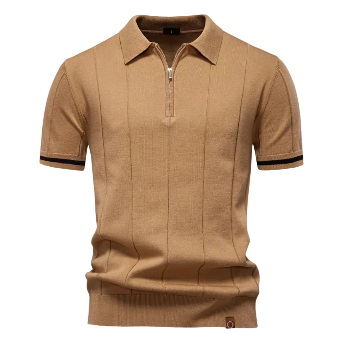 Dante | Luxe Quarter-Zip Knit Polo Shirt