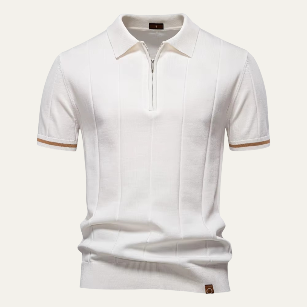 Dante | Luxe Quarter-Zip Knit Polo Shirt