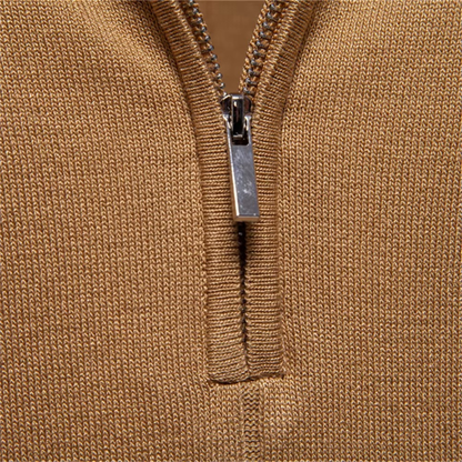 Dante | Luxe Quarter-Zip Knit Polo Shirt