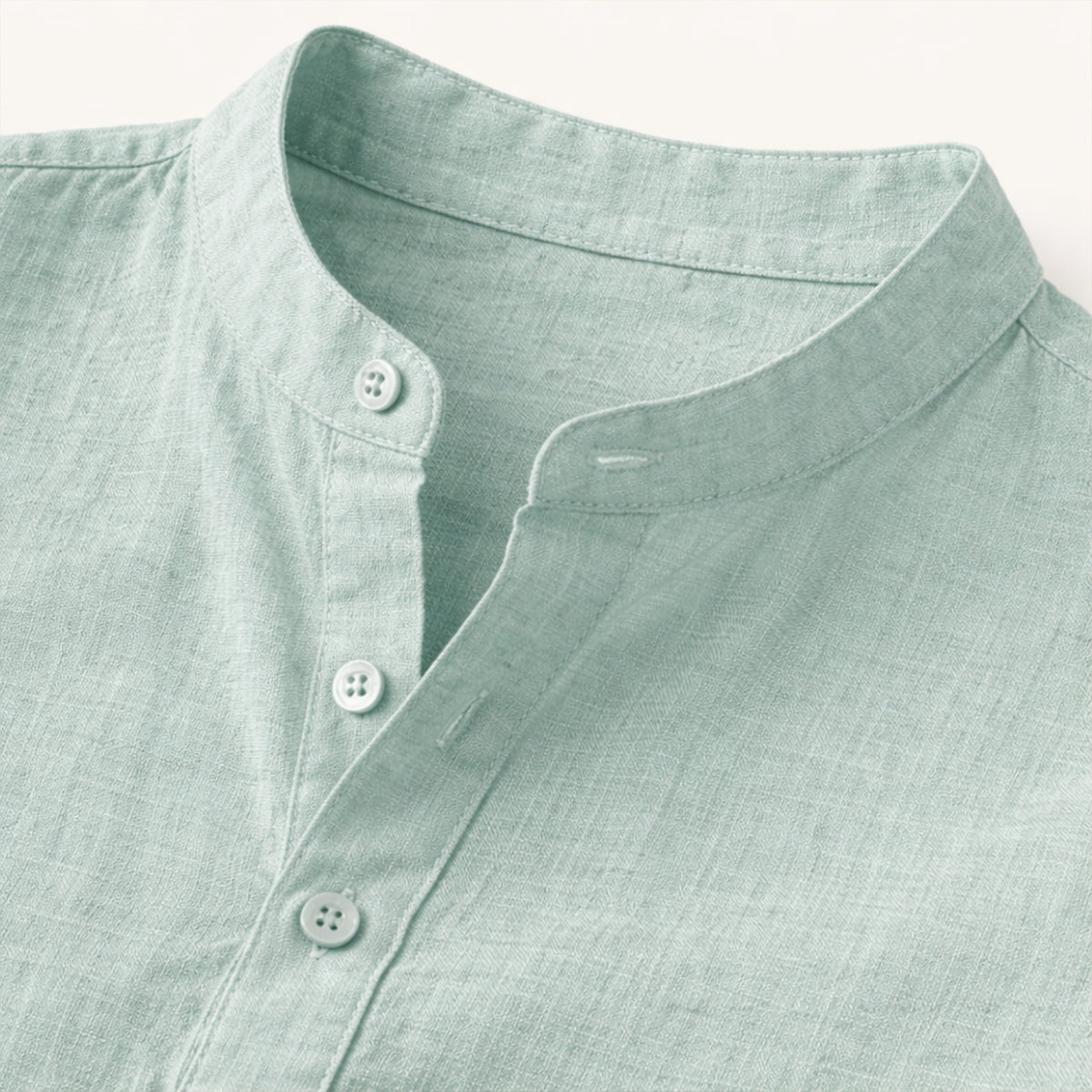 Luca | Elevated Roll-Up Sleeve Henley Shirt