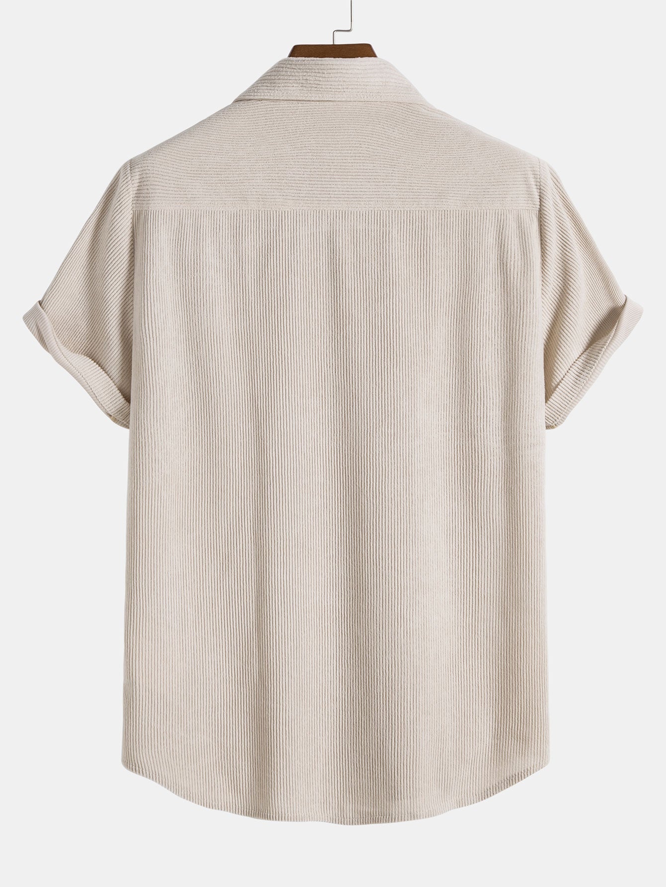 Luca | Textured Pattern Short Sleeve Button-Up Shirt