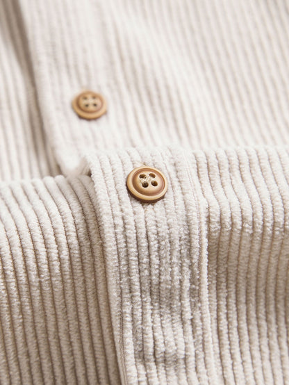 Luca | Textured Pattern Short Sleeve Button-Up Shirt