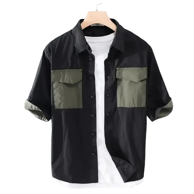 Luca | Tailored Short Sleeve Button-Up Shirt