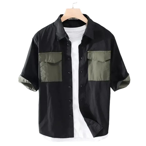 Luca | Tailored Short Sleeve Button-Up Shirt