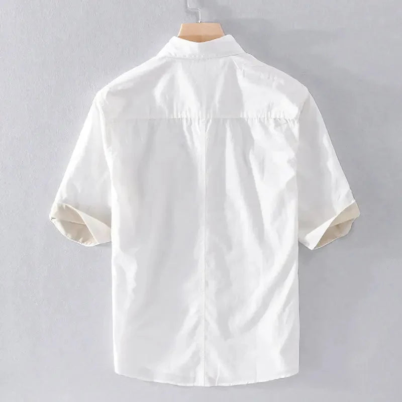 Luca | Tailored Short Sleeve Button-Up Shirt