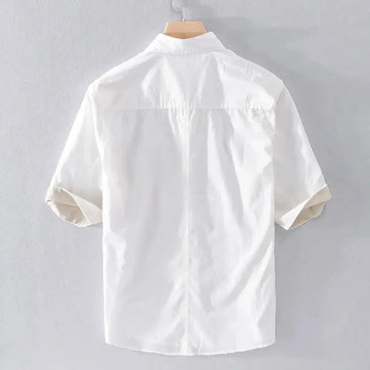 Luca | Tailored Short Sleeve Button-Up Shirt
