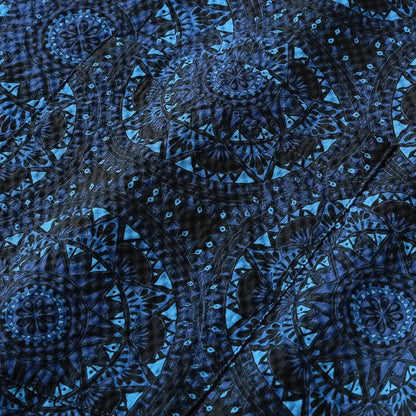 Luca | Tailored Short Sleeve Button-Up Shirt with Patterned Design