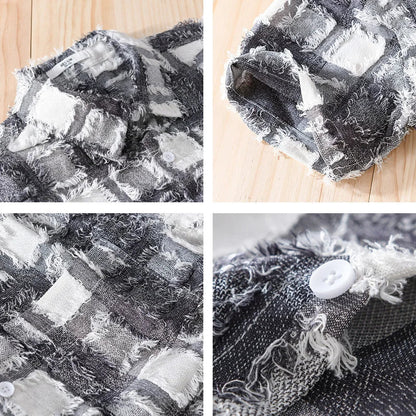 Luca | Tailored Short Sleeve Plaid Shirt