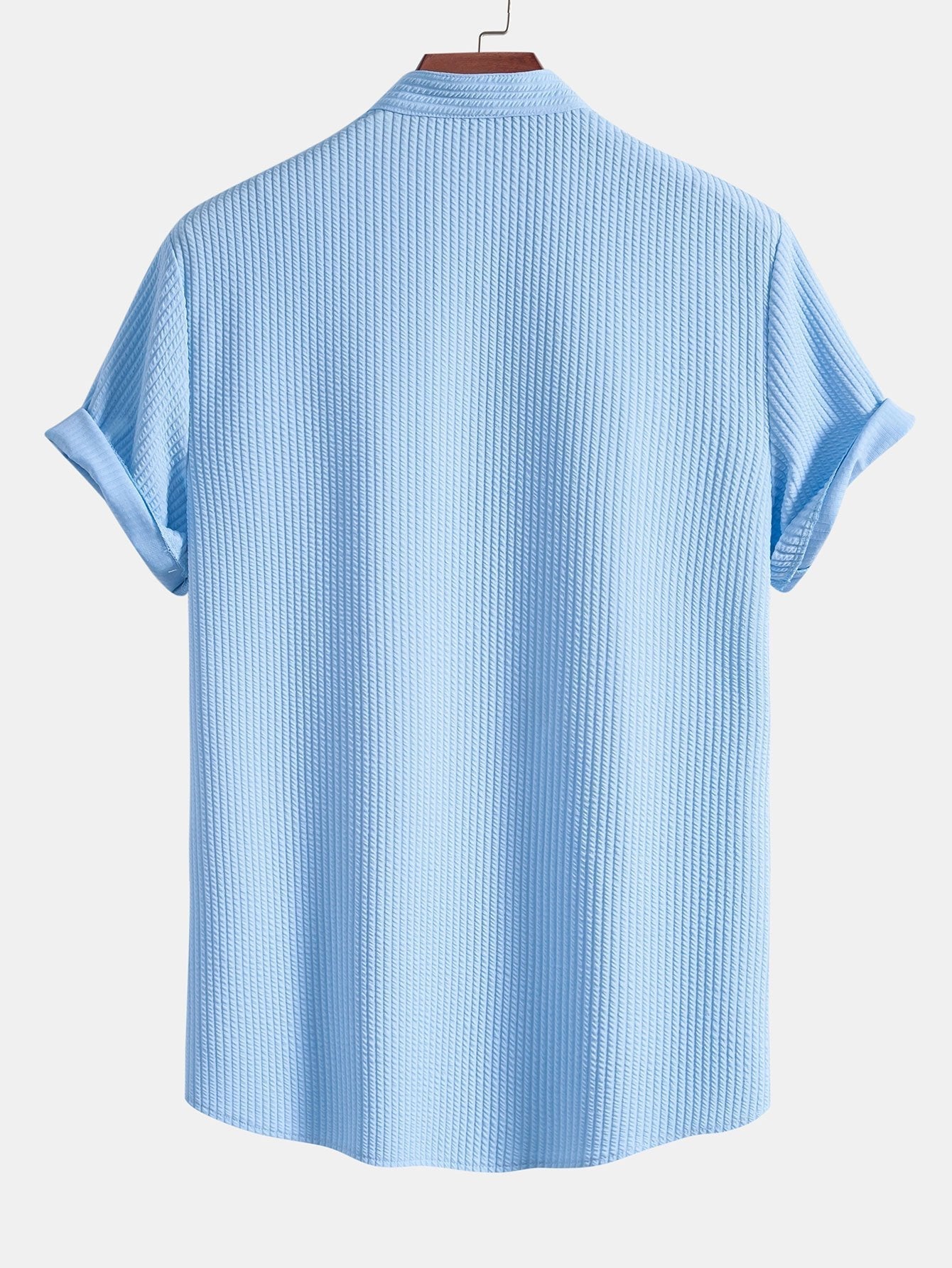 Jasper | Textured Ribbed Short Sleeve Shirt