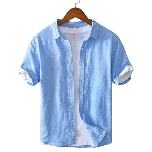 Luca | Tailored Short Sleeve Button-Up Shirt