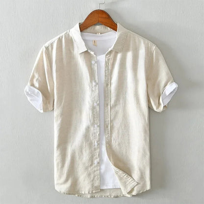 Luca | Tailored Short Sleeve Button-Up Shirt