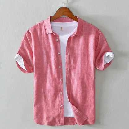 Luca | Tailored Short Sleeve Button-Up Shirt