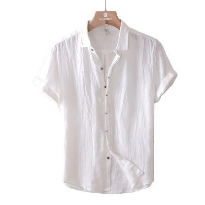 Luca | Tailored Short Sleeve Button-Up Shirt