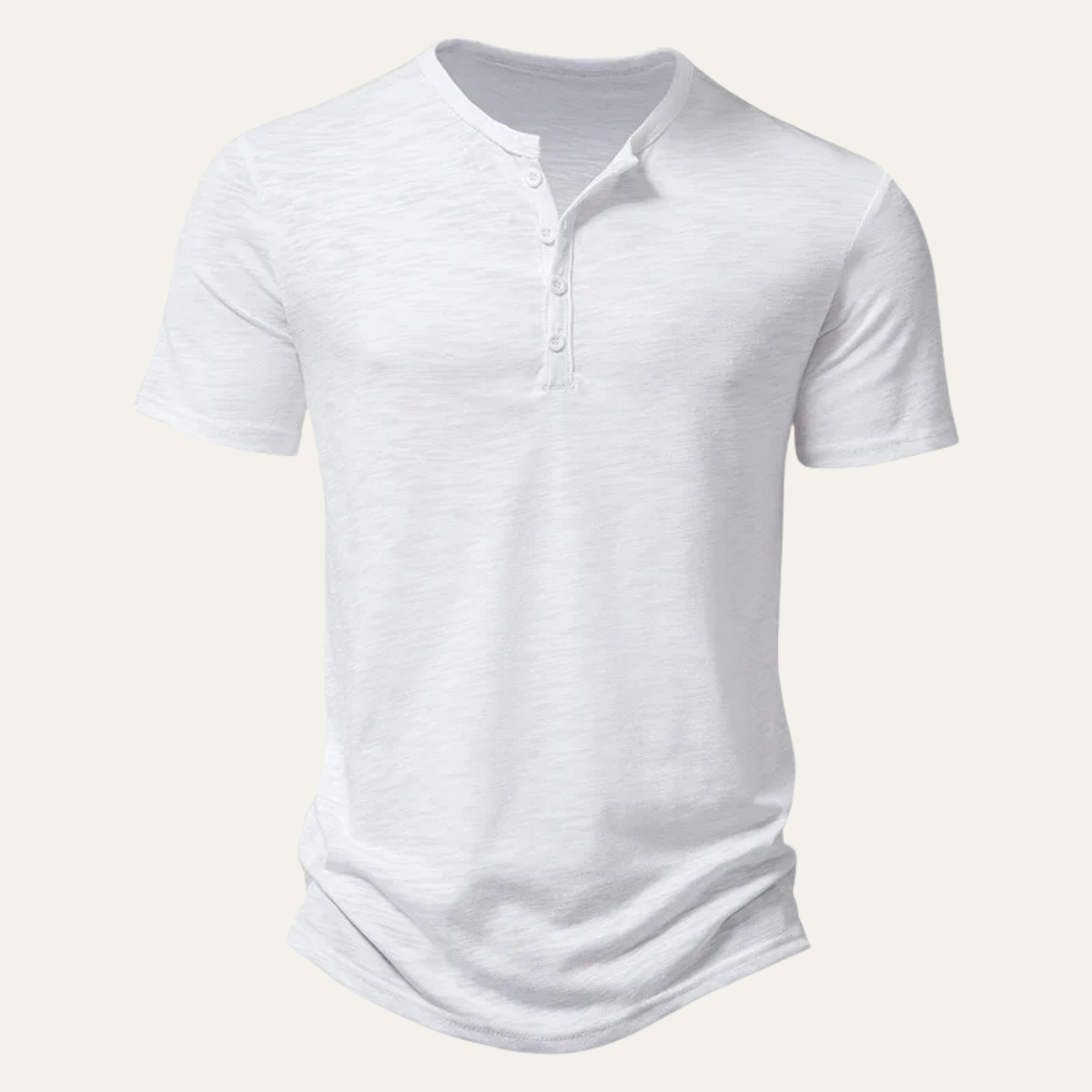 Luca | Luxe Short Sleeve Henley T-Shirt