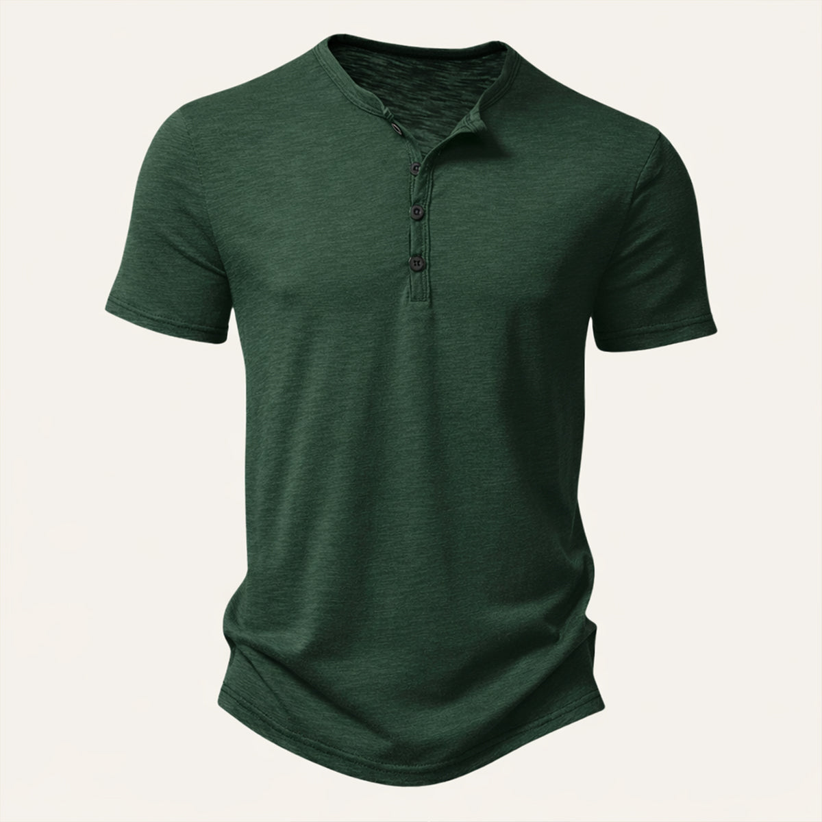 Luca | Luxe Short Sleeve Henley T-Shirt