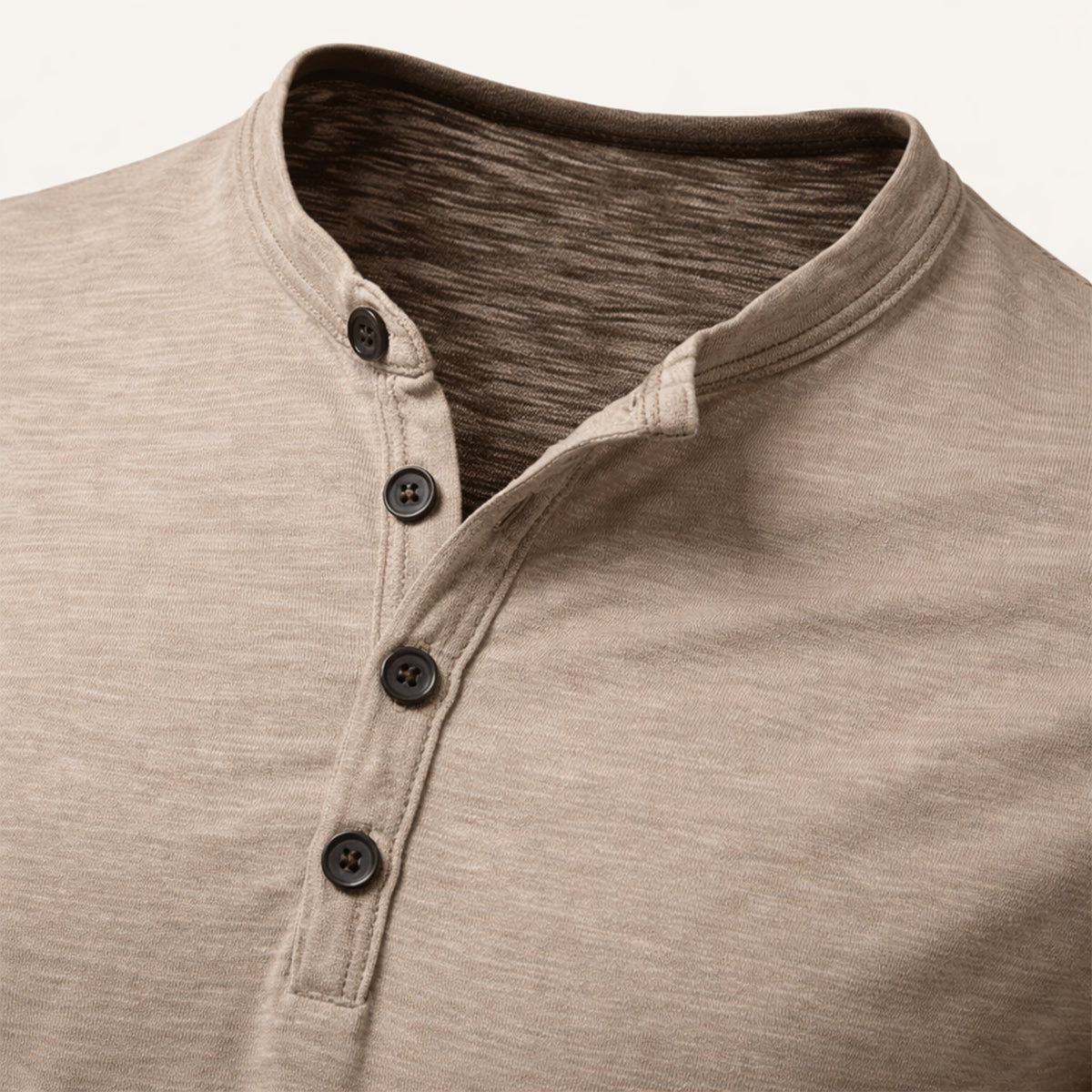 Luca | Luxe Short Sleeve Henley T-Shirt