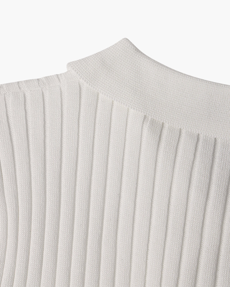 Luca | Textured Ribbed Short Sleeve Polo