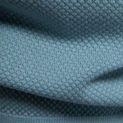 Luca | Textured Weave Short Sleeve Polo