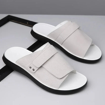 Luca | Premium Single Strap Slide Sandals